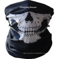 Customized Design Skull Printed Black Sports Multifunctional Buff Headwear